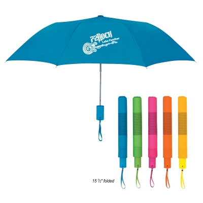 42in Neon Telescopic Personal Umbrella